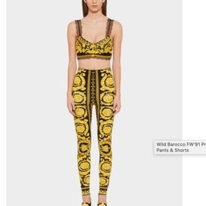 SOLD Authentic Versace Wild Barocco Tights
